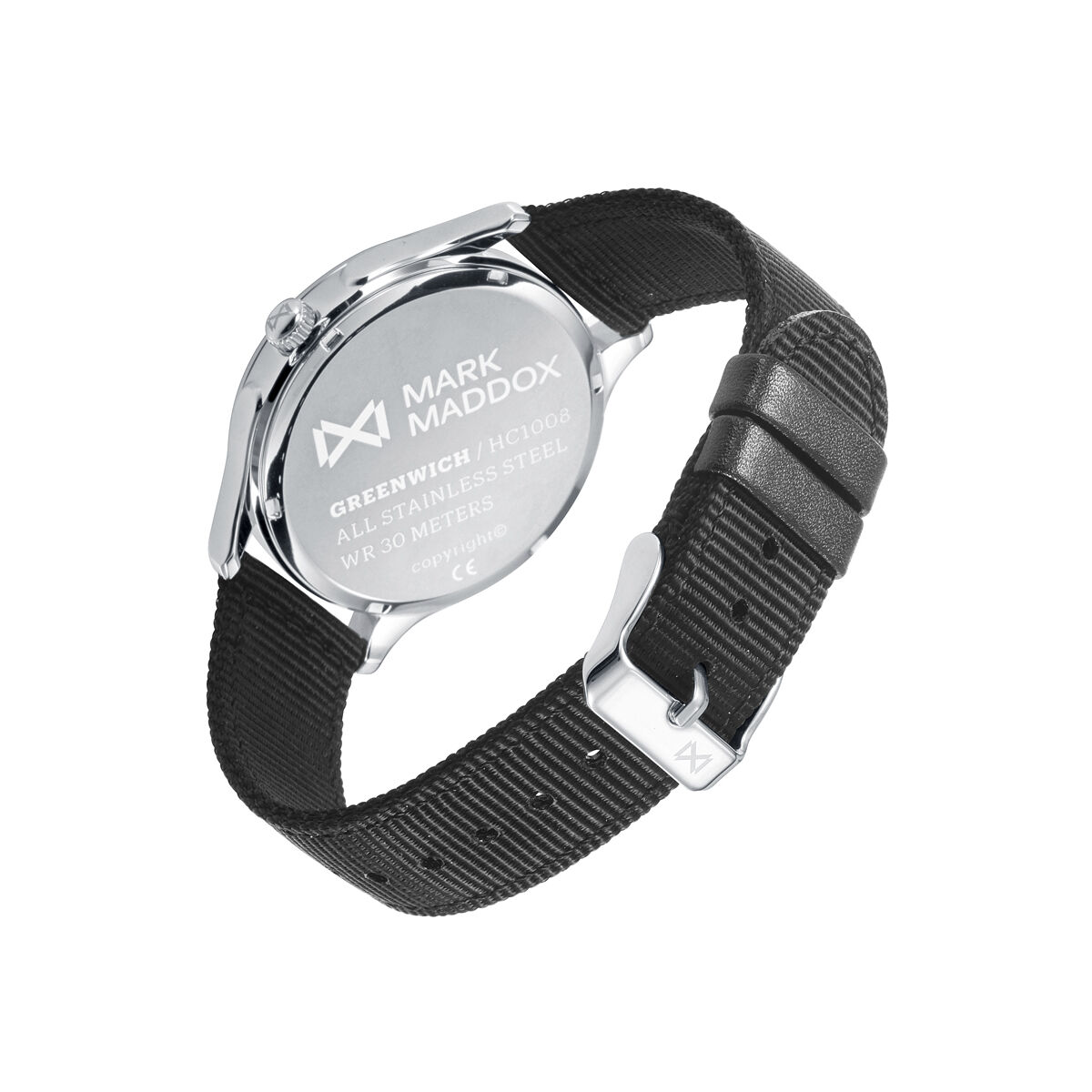 Meeste Kell Mark Maddox HC1008-57 (Ø 41 mm) Must